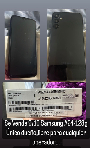 Samsung Galaxy A24 128 Gb Negro 4 Gb Ram