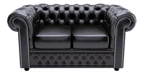 Sillon Chester Sofa Chesterfield En Cuero Vacuno Real