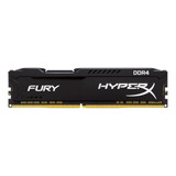 Memória Ram Fury Color Preto  8gb 1 Hyperx Hx424c15fb/8