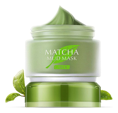 Green Tea Matcha Mud Mascara Facial Limpieza Profunda Contro