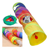 Tunel De Gato Brinquedo Pet Coelho Petshop Bolinha Labirinto