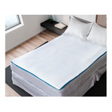 Pillow Top King Viscoelástico Hotelero P/colchón De 180x200