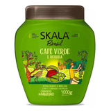 Skala Café Verde Máscara Vegana Hidratante Rulos Ondas X 1kg