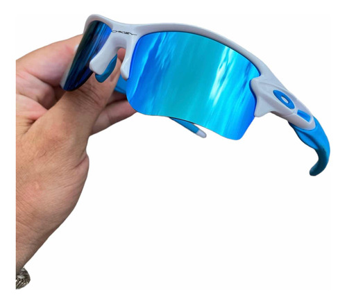 Óculos De Sol Lupa Juliet, Penny Flak 2.0 Azul, Branco