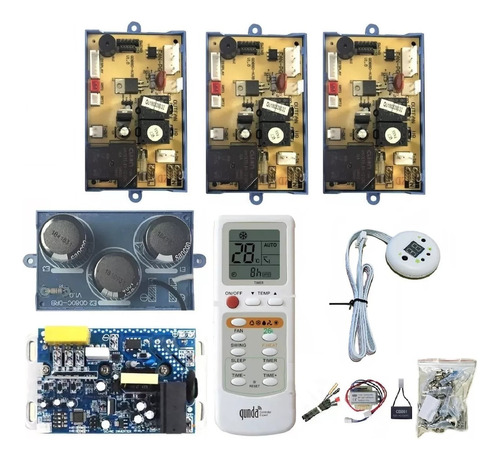 Placa Ar Inverter Multi Split 3 Evaporadoras Até 30mil Btu