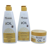 Kit Shampoo+ Cond + Máscara Arvensis Tec Oil