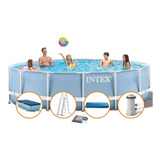 Pileta Intex Estructural 457 X 107 Todo Incluido La + Grande