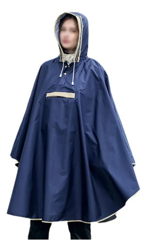 A Capa Impermeable Portátil Con Capucha Y Manga For Lluvia