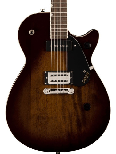 Gretsch G2215-p90 Guitarra Eléctrica Jr Jet Streamliner Hv Color Marrón Oscuro Orientación De La Mano Diestro