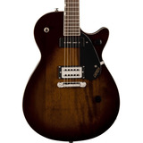 Gretsch G2215-p90 Guitarra Eléctrica Jr Jet Streamliner Hv Color Marrón Oscuro Orientación De La Mano Diestro