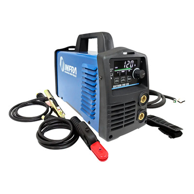 Soldadora Inversora Infra Arctron 200 Lcd 30-200amp Azul | Meses sin interés