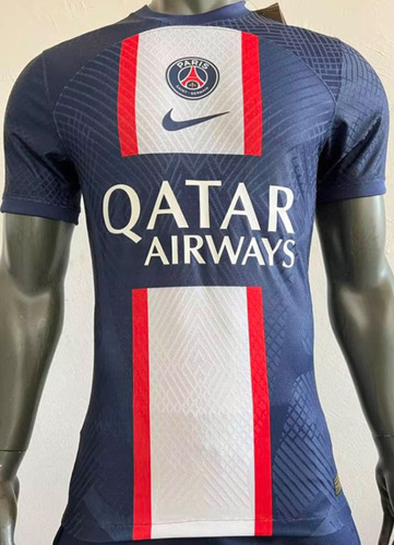 Jersey París 2023 Psg Local Azul Versión De Juego