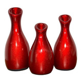 Kit Trio De Vasos Decorativos Enfeite Casa Sala Rack Nicho A