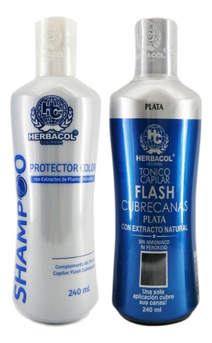 Herbacol Shampoo + Cubrecanas Plata