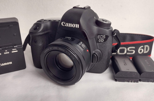 Canon 6d + Lente 50mm 1.8 Só 12k