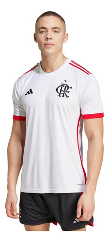 Camisa adidas Flamengo 2 24/25 S/nº Torcedor Masculina