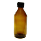 25 Frasco Botella Jarabe 250 Cc Con Tapa Plastica Incluida