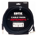 Kotik Cable Para Instrumento Flexi 4.5m L Negro