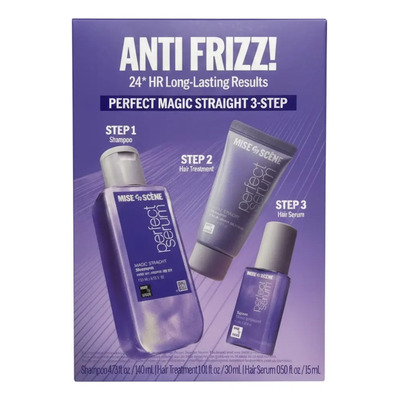 Kit Perfect Serum Magic Straight 3 Step - Mise En Scene | Frete grátis