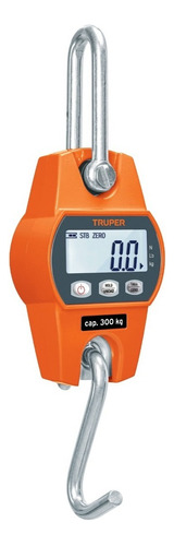 Báscula Digital Colgante Capacidad 300 Kg Truper Base-300c Color Naranja