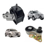 Kit Soporte Motor Derecho Pata Caja Ford Ecosport 1.6 Rocam