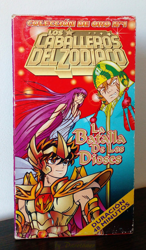 Caballeros Del Zodiaco Vhs La Batalla De Los Dioses Original