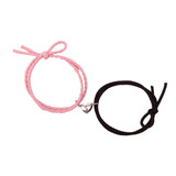 Pulsera Magnetica Para Pareja Con Imán De Corazón X2 Unidad