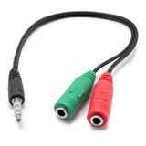 Cable Adaptador Jack 3.5mm Auricular Y Mic Celular Ps4 