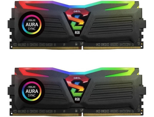 Memoria Ram Ddr4 Geil Super Luce Rgb 16gb 3200(2x8gb) Usada