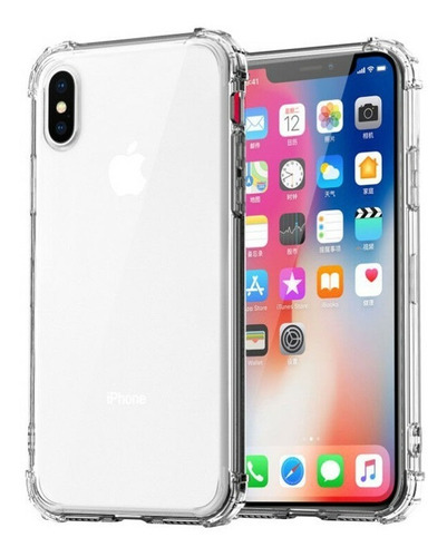 Funda Airbag Antigolpe Para iPhone XS Max + Vidrio Templado