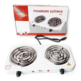 Fogão Portátil Elétrico 2 Bocas - 2.000 Watts - 110v