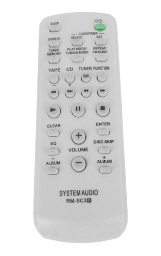 Control Remoto De Audio Para Sistema Sony Cd Hifi Rm-sc3 Rm-