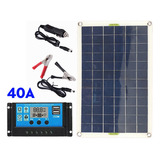 40a Lcd Controller 100w Panel Solar 12v Cargador De Batería