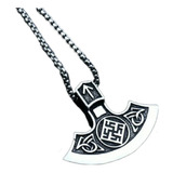 Collar Vikingo Hacha Thor Amuleto Escandinavo