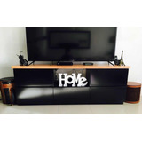 Mesa Modular Mueble Rack De Tv Laqueado Con Cajones