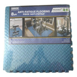 Piso Antifatiga Azul 8 Bloques X (61x61cms) Entrelazadas