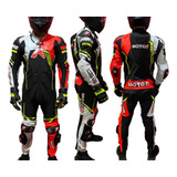 Traje Mono Moto R Axion Motociclista Biker 100% Piel