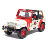 Miniatura De Carro Jeep Wrangler Jurassic Park 1/24 Jada