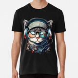 Remera Gato Harajuku Algodon Premium