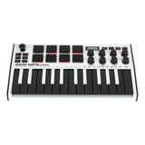 Controlador Midi Akai Mpk Mini Mkiii - White Edition