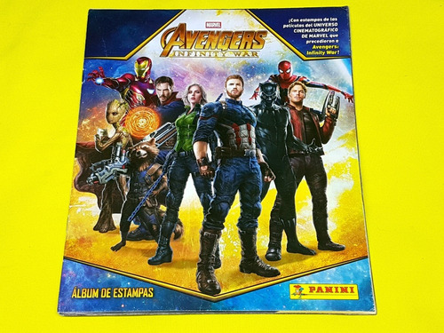 Album De Estampas Avengers Infinity War Faltan 9 Con Poster