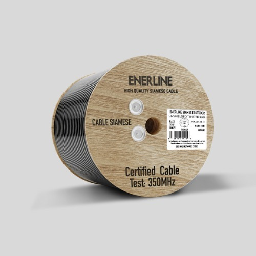 Cable Utp Categoría 5e + Duplex X 305mt, Aleación, Exterior 