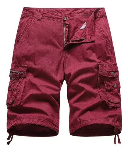 Short Tático Carga Masculino Jogger Militar Cargo Shorts