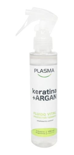 Protector Termico Plasma Fluido Vital Keratin Para Planchita