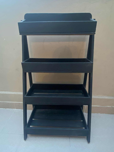 Mueble Macetero Organizador De Pino