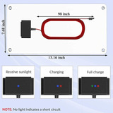 Sunapex Cargador Y Mantenedor De Batería Solar Portátil De 1