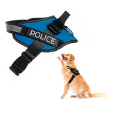 Arnes Reforzado Perros Pequeños Talle L Police K9 Reflectivo