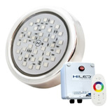 1 Luces Para Pileta Led Rgb 12w +fuente+control Remoto