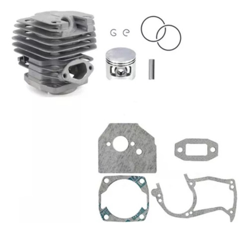 Cilindro, Piston Y Aros Kit 52cc (45mm) P/motosierras Chinas