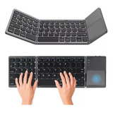 Teclado Plegable, Touch Pad Inalámbrico-bluetooth-recargable